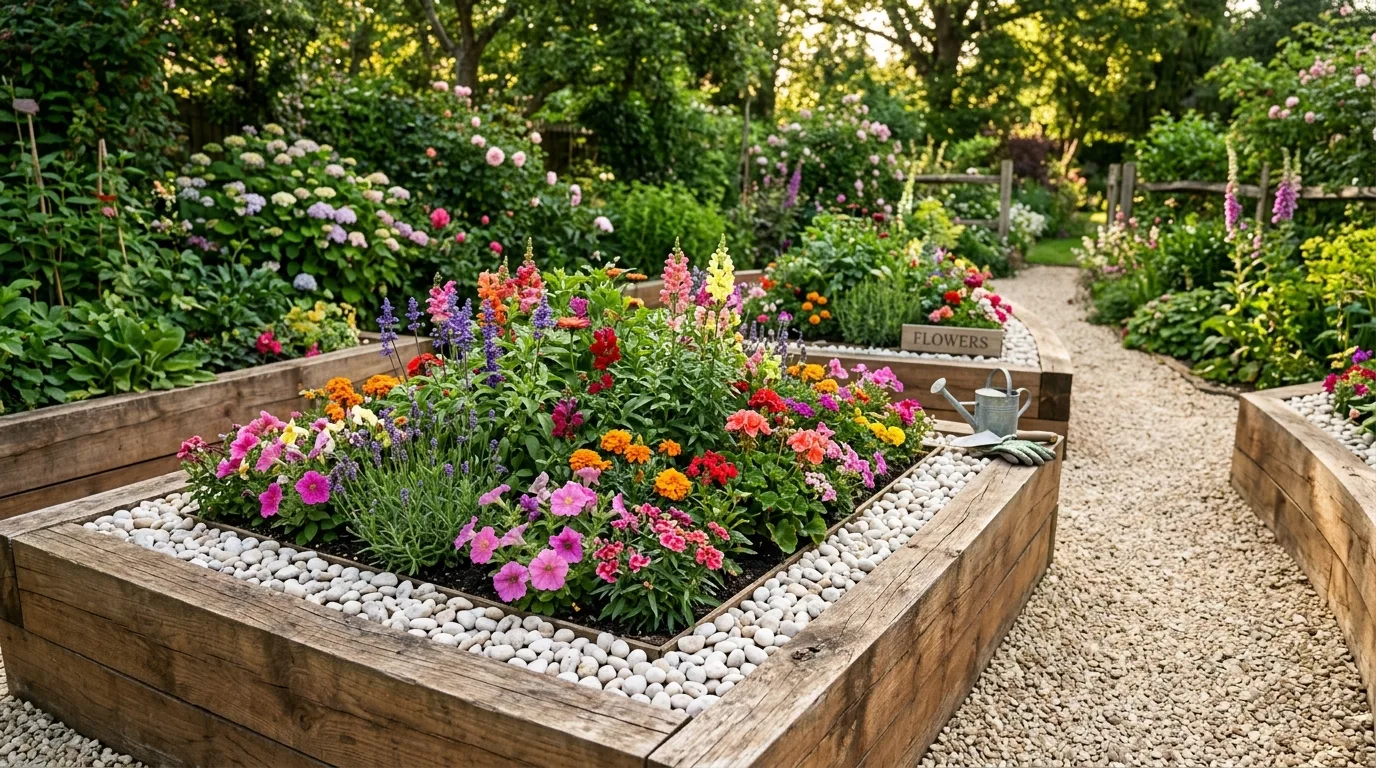 White Rock and Succulent Mix